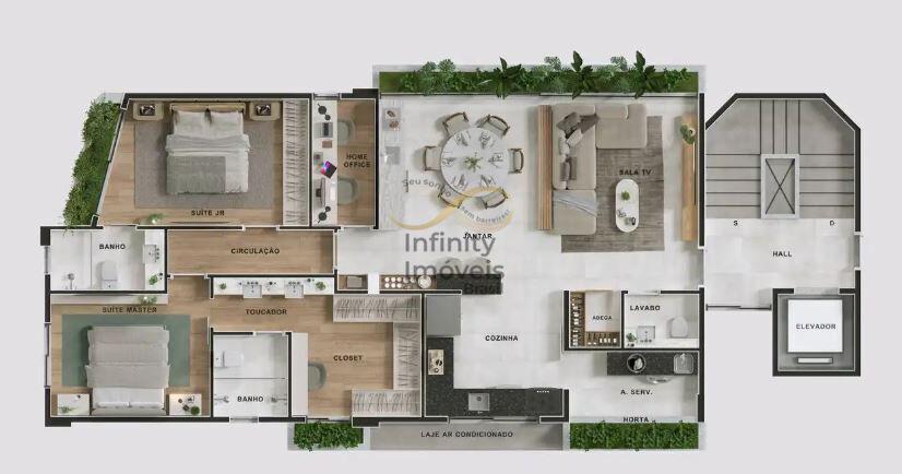 Apartamento, Carmo, 3 Quartos