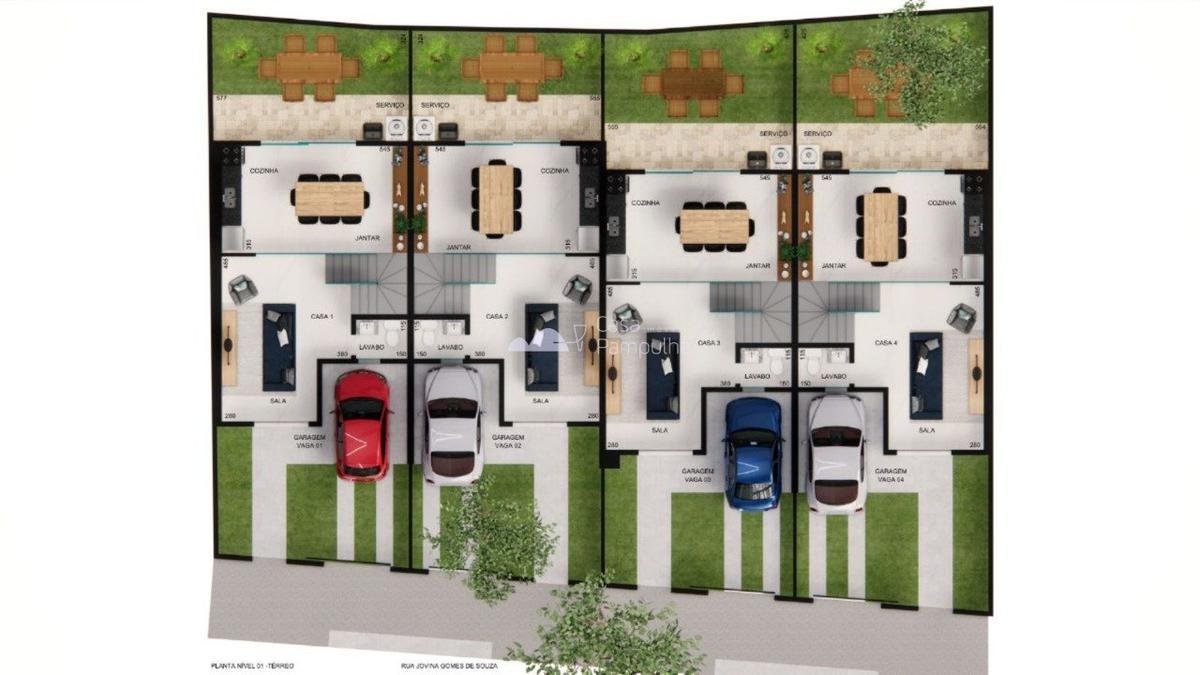 Casa, Letícia, 3 Quartos, 1 Vaga, 1 Suíte