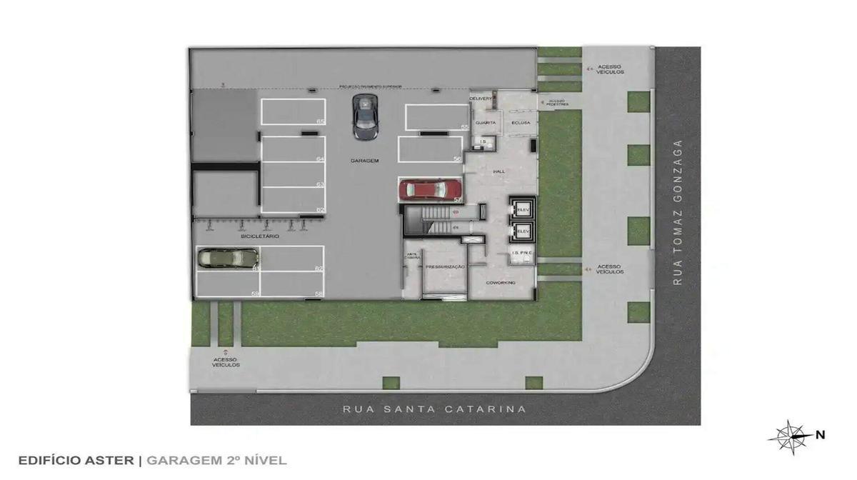 Apartamento, Lourdes, 3 Quartos, 2 Vagas, 1 Suíte