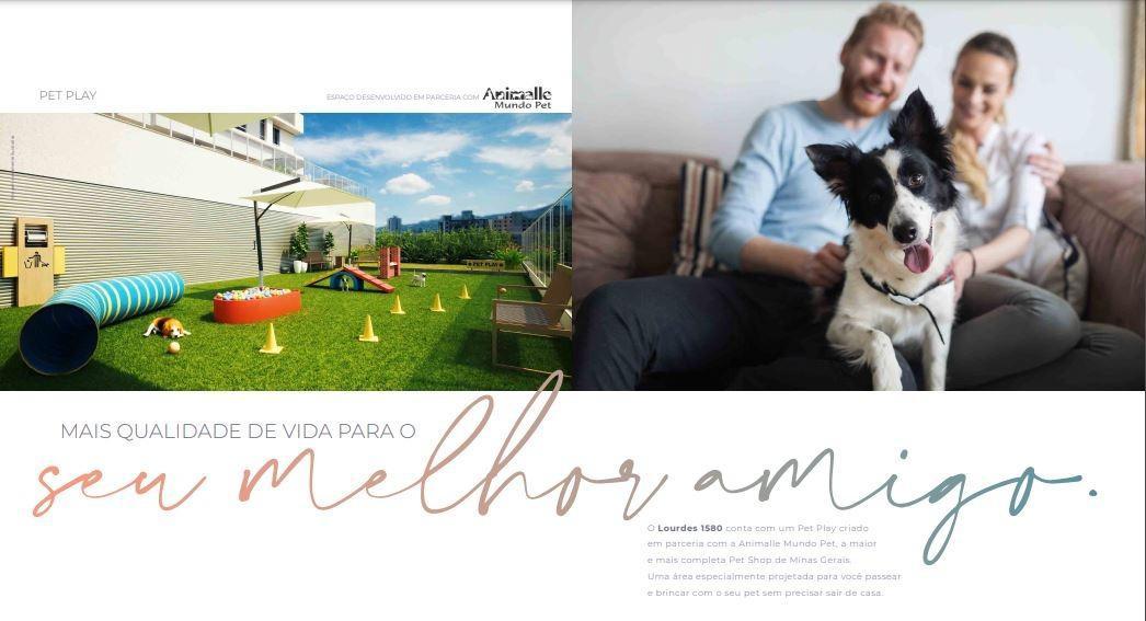 Apartamento, Lourdes, 2 Quartos, 2 Vagas, 1 Suíte