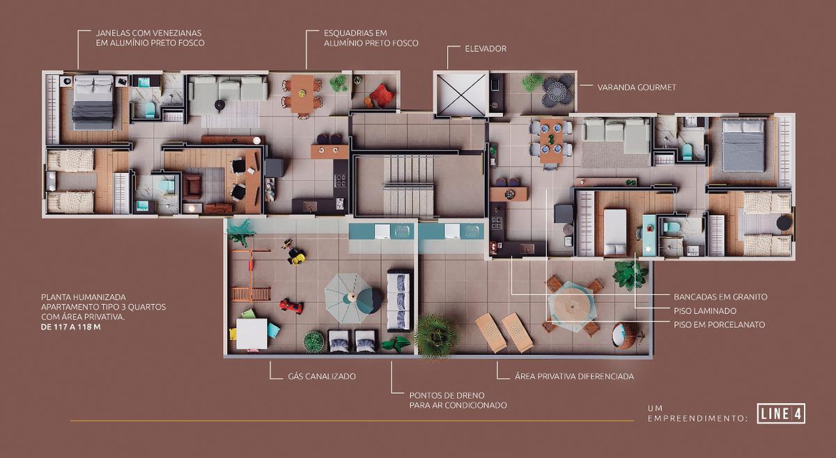 Apartamento, Sagrada Família, 3 Quartos, 1 Vaga, 1 Suíte