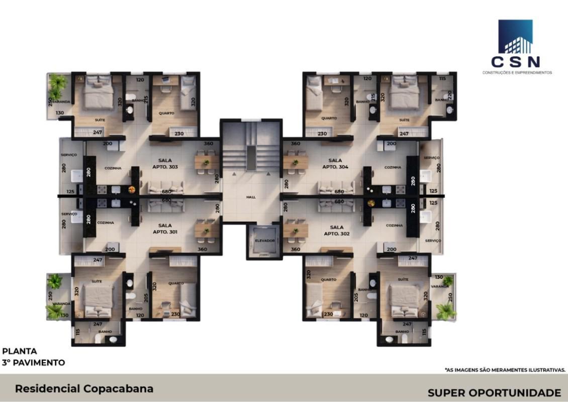 Apartamento, Jardim Leblon, 2 Quartos, 1 Vaga, 1 Suíte