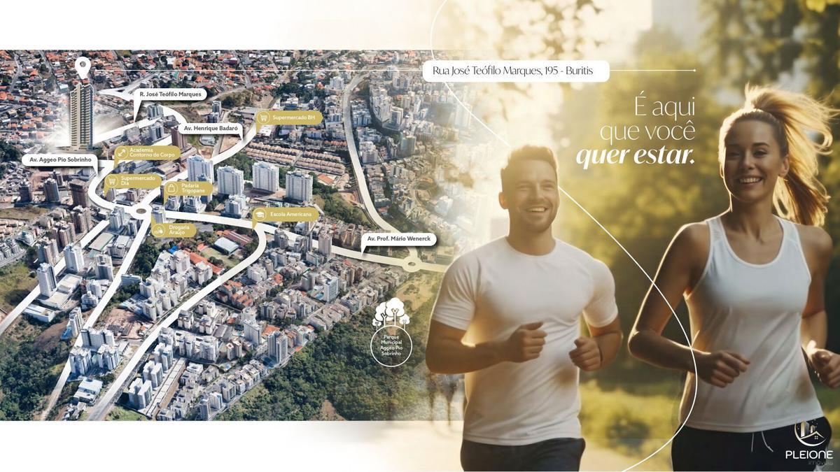 Apartamento, Buritis, 3 Quartos, 2 Vagas, 1 Suíte