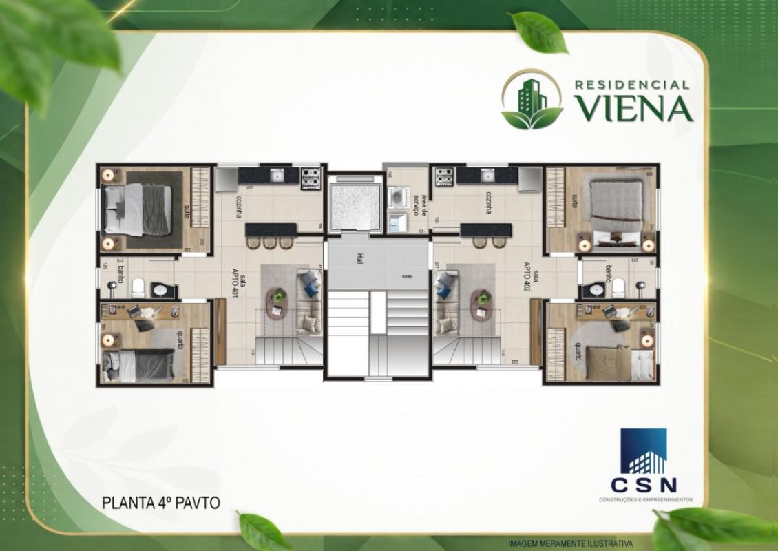 Cobertura, São João Batista (venda Nova), 3 Quartos, 2 Vagas, 1 Suíte