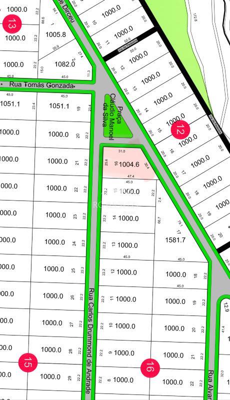 Lote, Condomínio Serra dos Bandeirantes, 0 Quarto, 0 Vaga