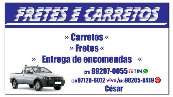 Carretos, Fretes, Entregas de Encomendas, Etc.
