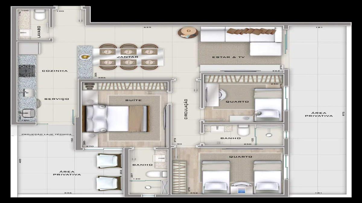 Apartamento, Sagrada Família, 3 Quartos, 2 Vagas, 1 Suíte