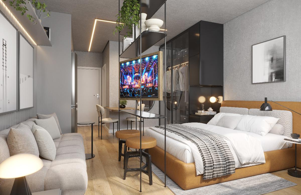 Apartamento, Lourdes, 1 Quarto, 1 Vaga, 1 Suíte