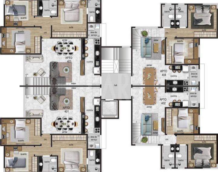 Apartamento, Itapoã, 3 Quartos, 2 Vagas, 1 Suíte