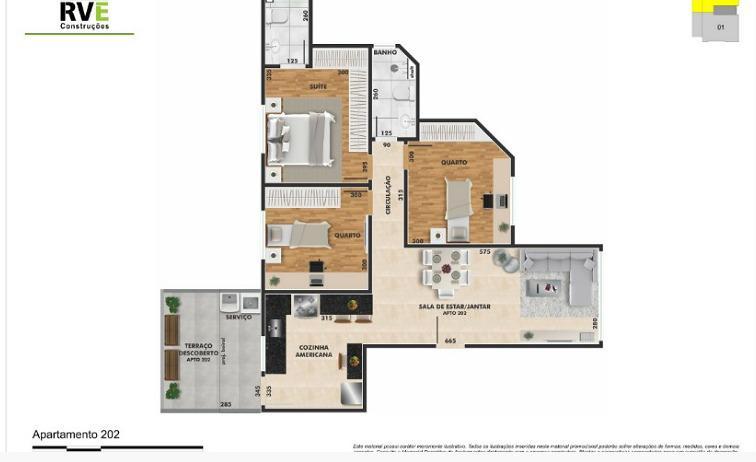 Apartamento, Salgado Filho, 3 Quartos, 2 Vagas, 1 Suíte