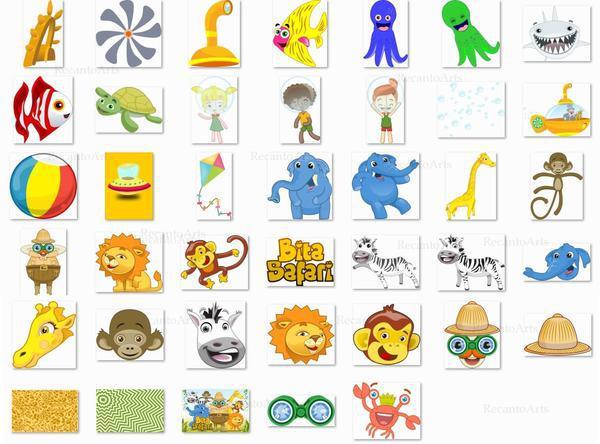 Vendo 124 Vetores do Mundo Bita em Cdr Ai Svg e Png