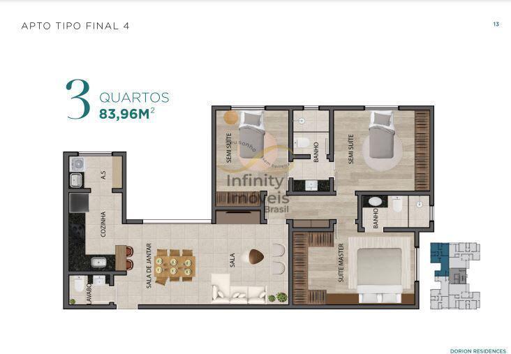 Apartamento, Palmares, 4 Quartos