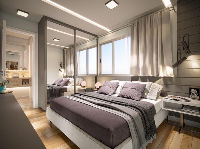 Apartamento, Santa Efigênia, 1 Quarto, 2 Vagas