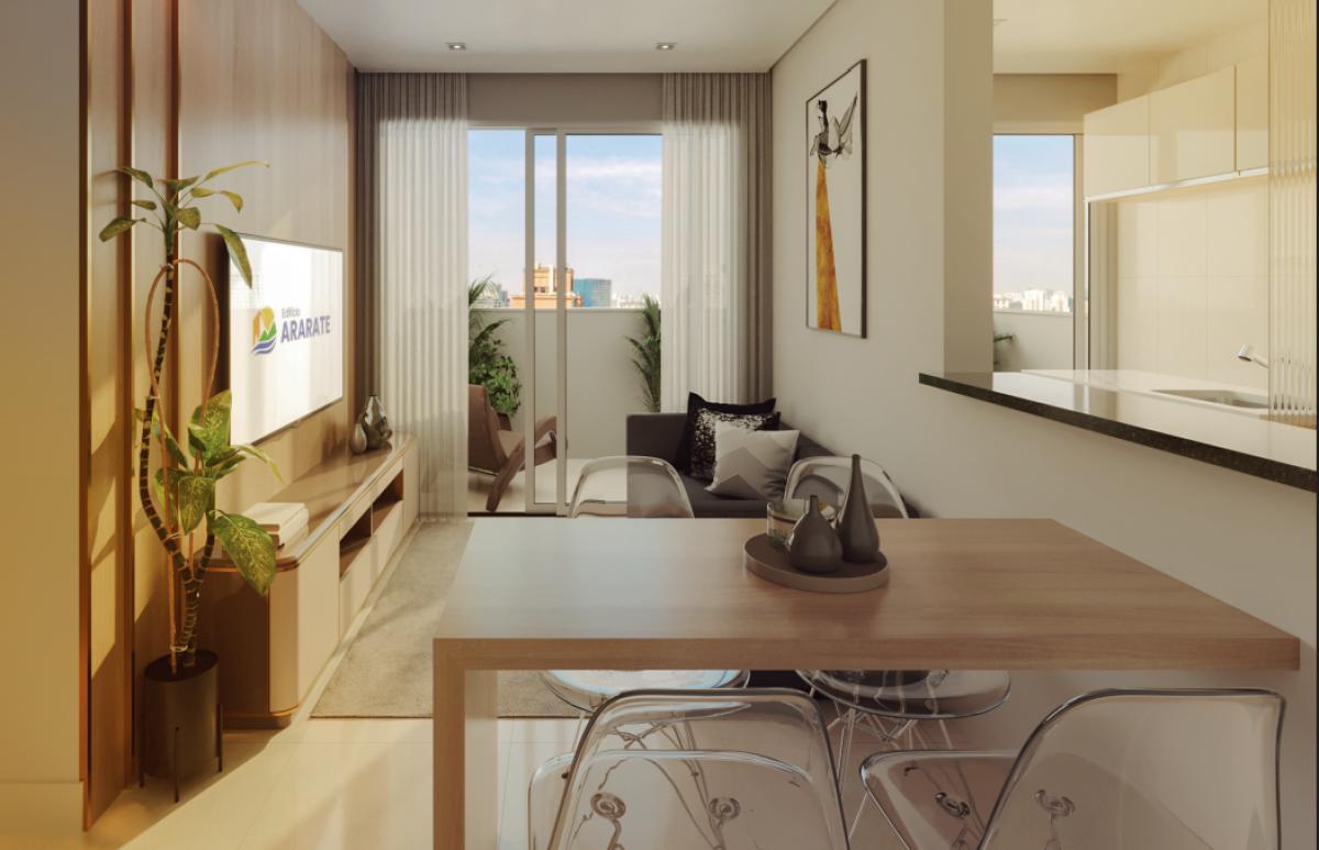 Apartamento, Teixeira Dias, 2 Quartos, 1 Vaga