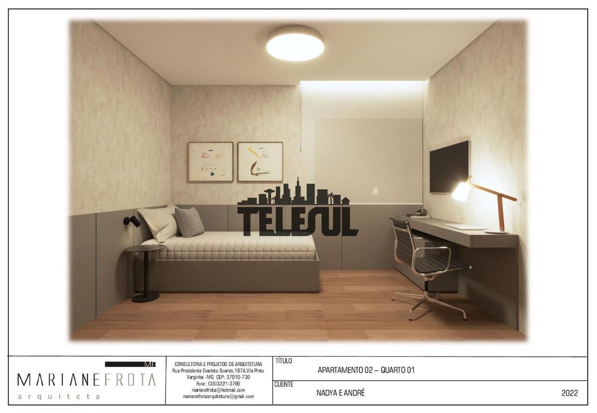 Apartamento, Jardim Andere, 3 Quartos, 2 Vagas, 1 Suíte