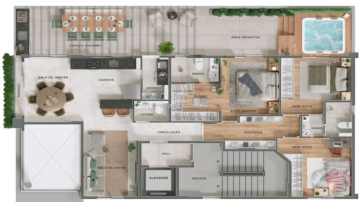 Apartamento, Anchieta, 3 Quartos, 3 Vagas, 1 Suíte