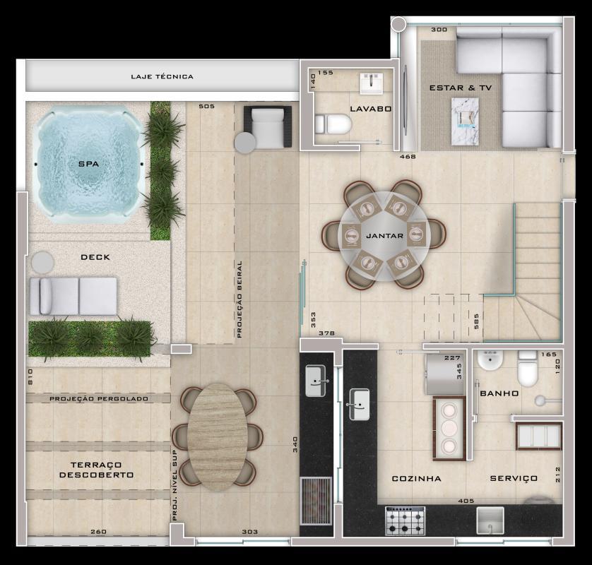 Cobertura, Santo Antônio, 2 Quartos, 2 Vagas, 1 Suíte