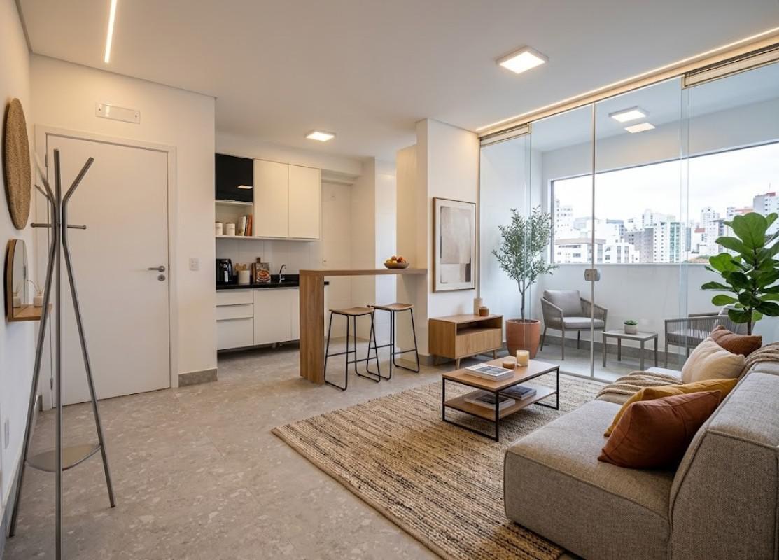 Apartamento, Santa Efigênia, 2 Quartos, 2 Vagas, 1 Suíte