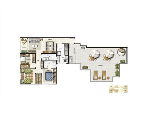 Cobertura, Jardim Guanabara, 3 Quartos, 2 Vagas, 1 Suíte