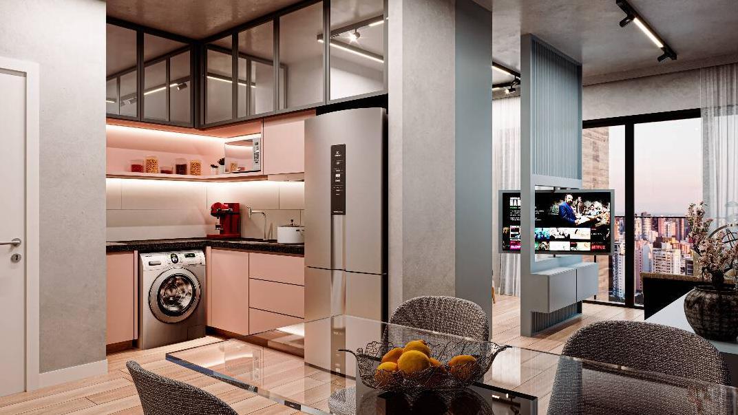 Apartamento, Santa Efigênia, 1 Quarto, 1 Vaga, 1 Suíte