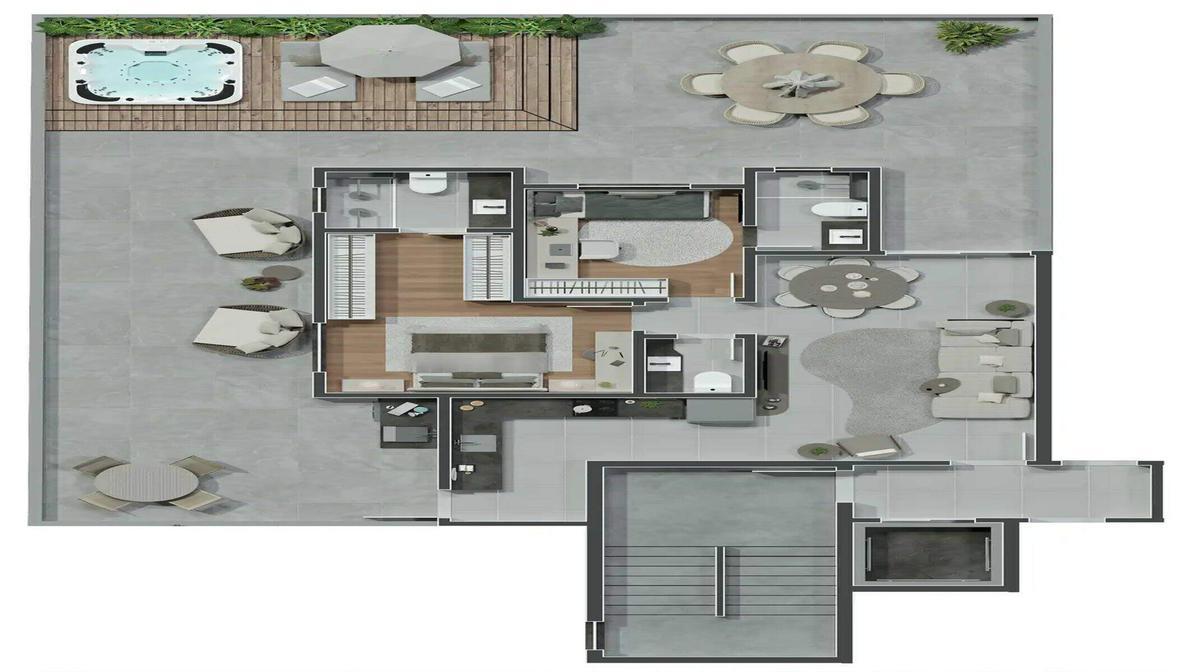 Cobertura, Santo Antônio, 2 Quartos, 2 Vagas, 2 Suítes