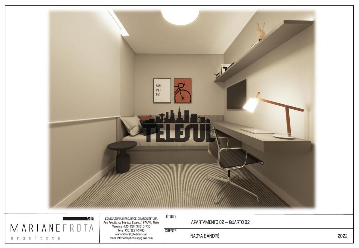 Apartamento, Jardim Andere, 3 Quartos, 2 Vagas, 1 Suíte