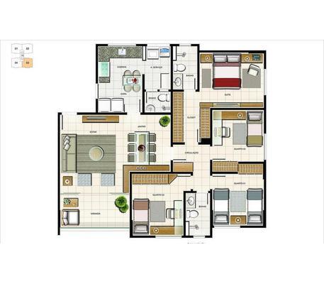 Apartamento, Castelo, 4 Quartos, 2 Vagas, 1 Suíte