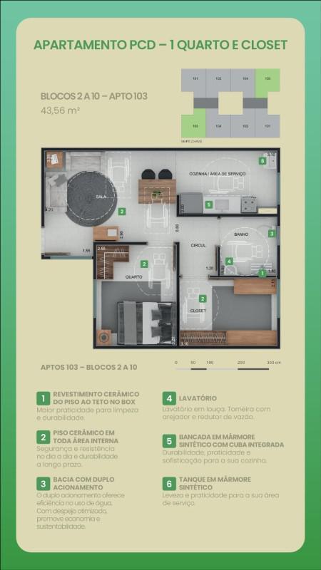 Apartamento, Serra Verde (venda Nova), 2 Quartos, 1 Vaga
