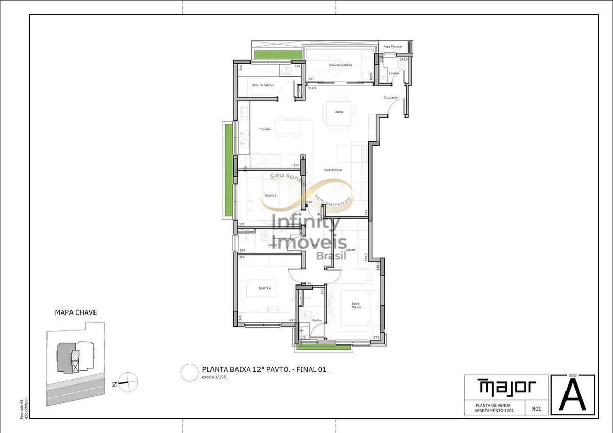 Apartamento, São Pedro, 3 Quartos