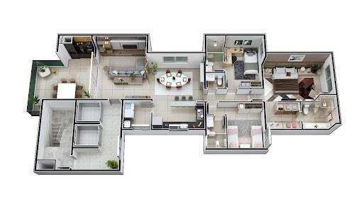 Apartamento, Horto, 3 Quartos, 2 Vagas, 3 Suítes