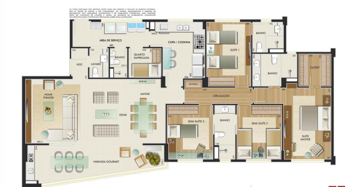 Apartamento, Anchieta, 4 Quartos, 4 Vagas, 3 Suítes