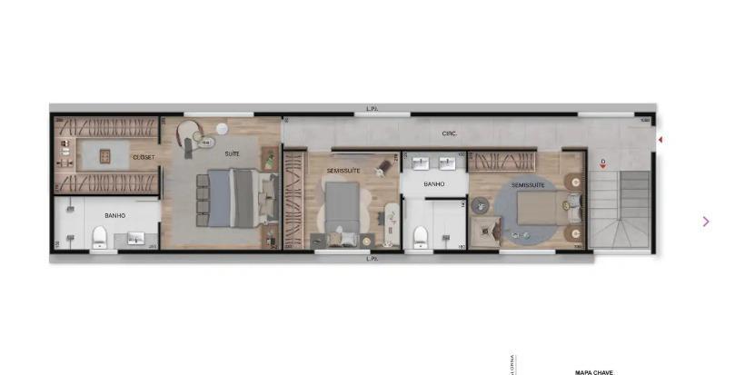 Cobertura, São Lucas, 3 Quartos, 2 Vagas, 1 Suíte