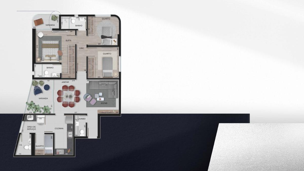 Apartamento, Vale do Sereno, 3 Quartos, 2 Vagas, 1 Suíte