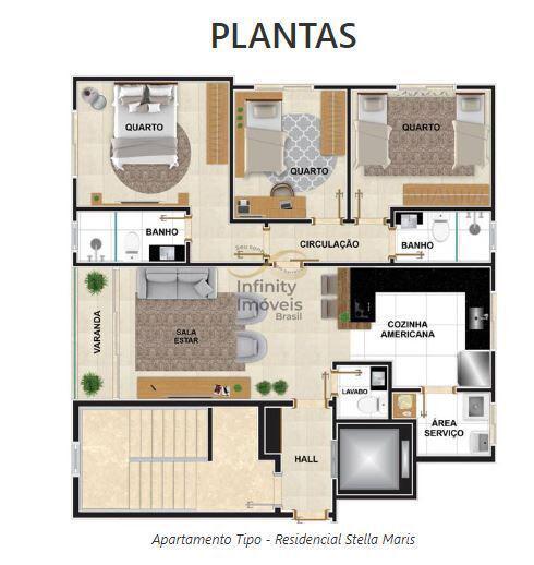 Cobertura, Monsenhor Messias, 3 Quartos