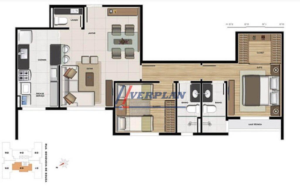 Apartamento, Sagrada Família, 2 Quartos, 2 Vagas, 1 Suíte