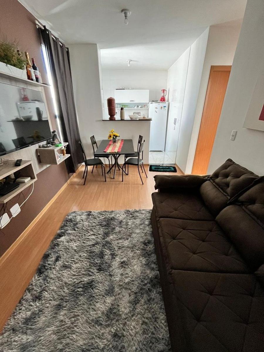 Apartamento, Urca (justinópolis), 2 Quartos, 1 Vaga