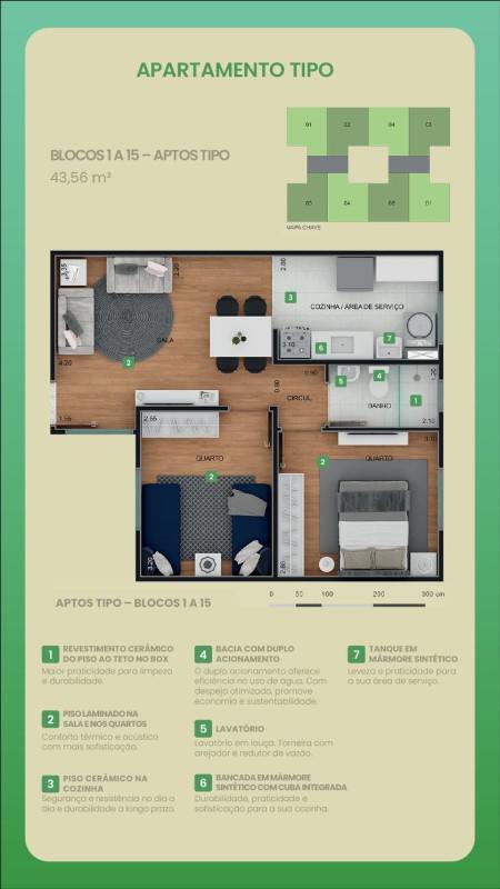 Apartamento, Serra Verde (venda Nova), 2 Quartos, 1 Vaga