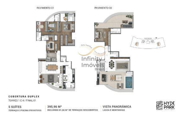 Apartamento, Lagoa dos Ingleses, 5 Quartos
