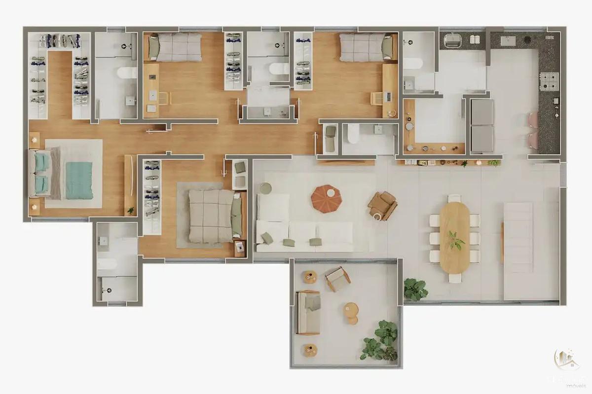 Apartamento, Santa Lúcia, 3 Quartos, 3 Vagas, 1 Suíte