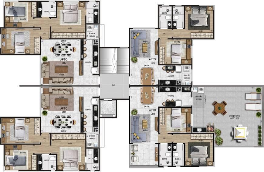 Apartamento, Itapoã, 3 Quartos, 2 Vagas, 1 Suíte
