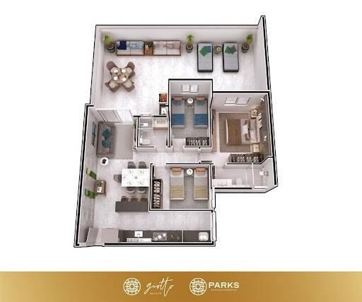 Apartamento, Imbaúbas, 3 Quartos, 2 Vagas, 1 Suíte