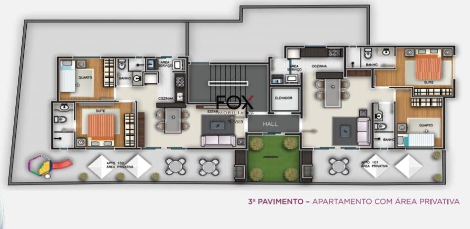 Cobertura, São Pedro, 2 Quartos, 1 Vaga, 1 Suíte