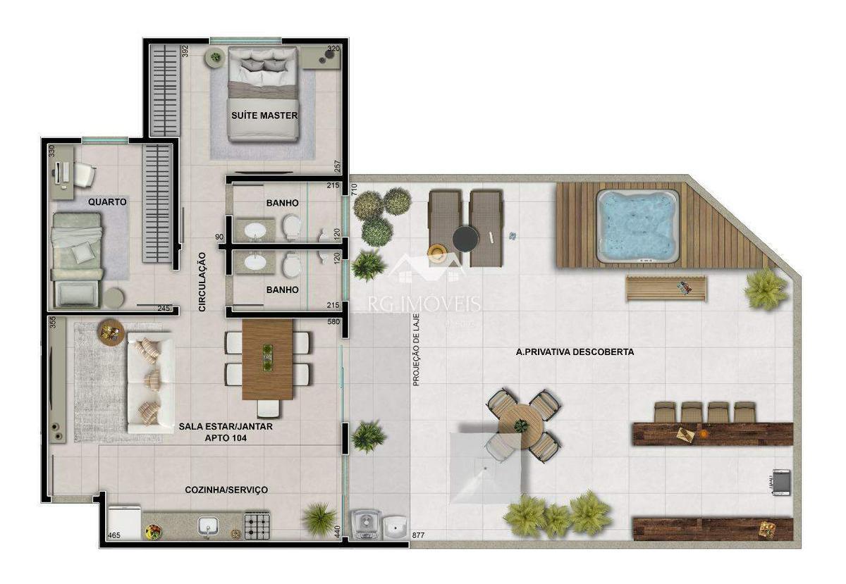 Apartamento, Jardim Industrial, 2 Quartos, 2 Vagas, 1 Suíte