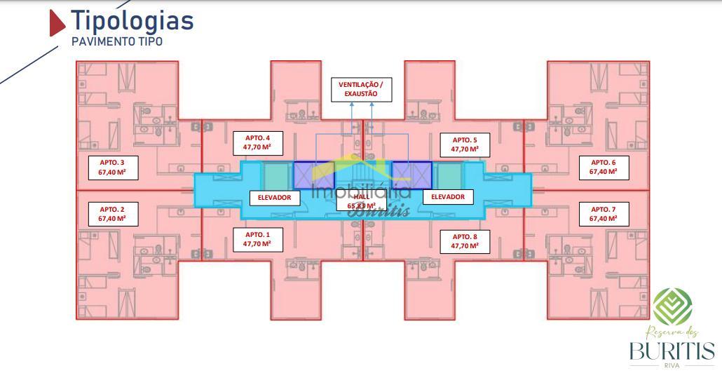 Apartamento, Palmeiras, 2 Quartos, 1 Vaga, 1 Suíte