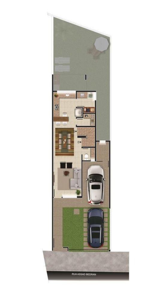 Casa, Santa Cruz, 3 Quartos, 2 Vagas, 1 Suíte
