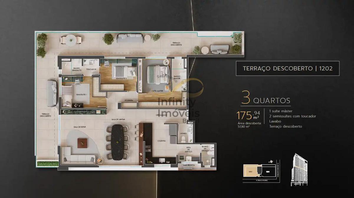 Apartamento, Santo Antônio, 4 Quartos