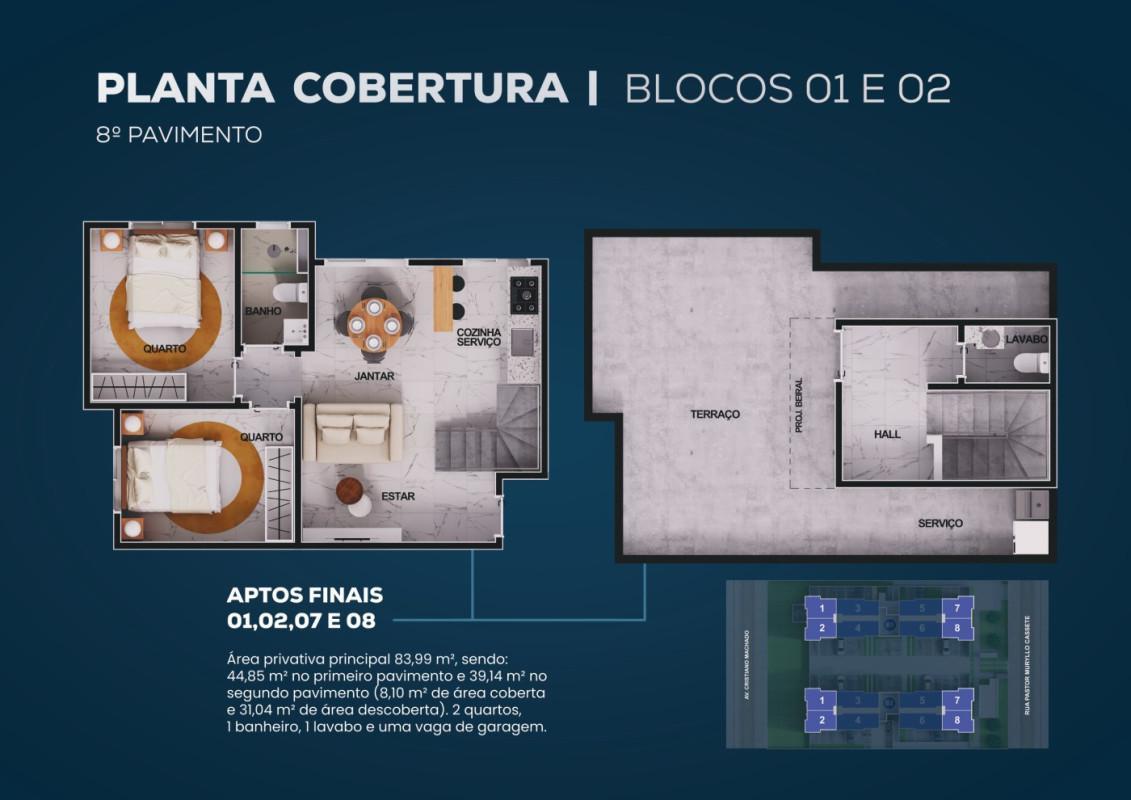 Apartamento, São Bernardo, 2 Quartos, 1 Vaga