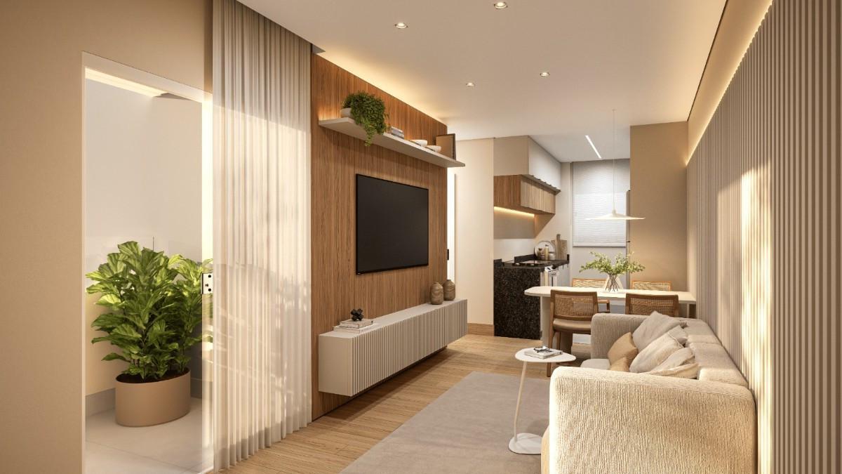 Apartamento, Aparecida, 2 Quartos, 1 Vaga