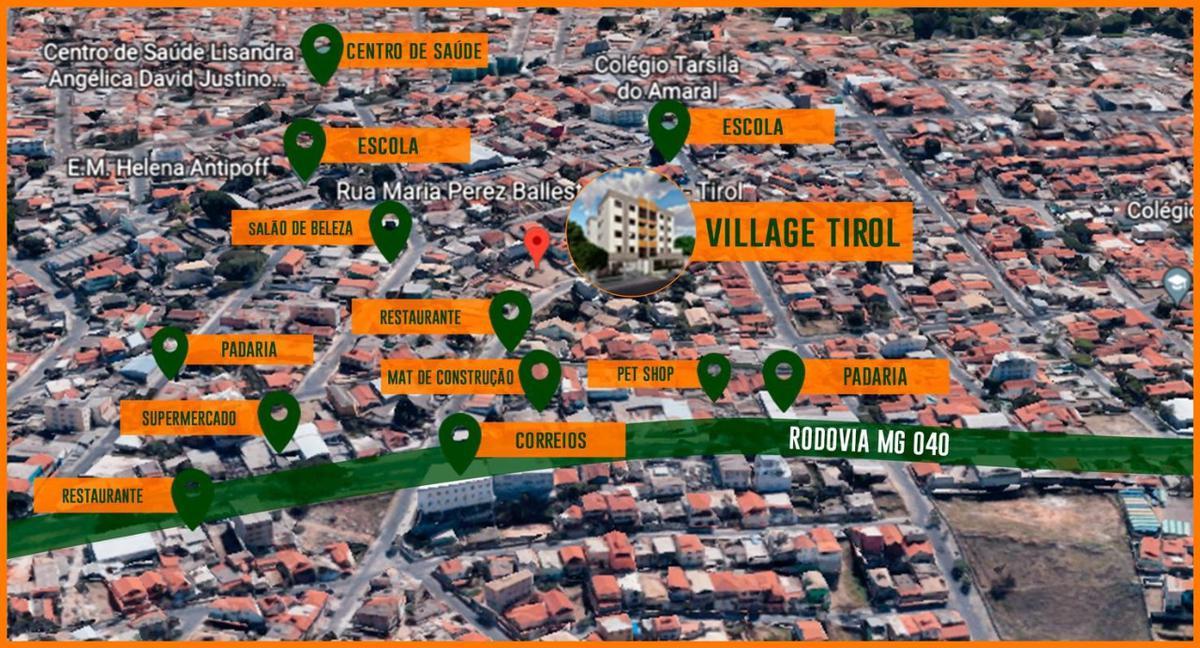 Apartamento, Tirol, 3 Quartos, 2 Vagas, 1 Suíte