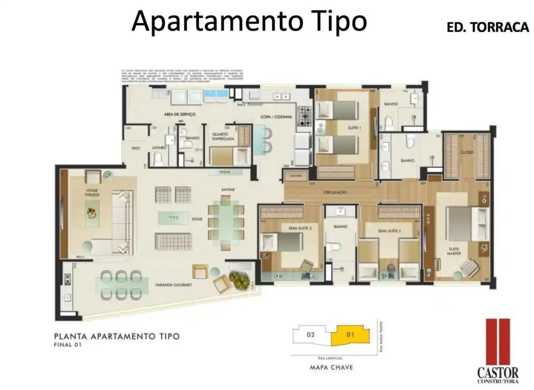 Apartamento, Anchieta, 4 Quartos, 4 Vagas